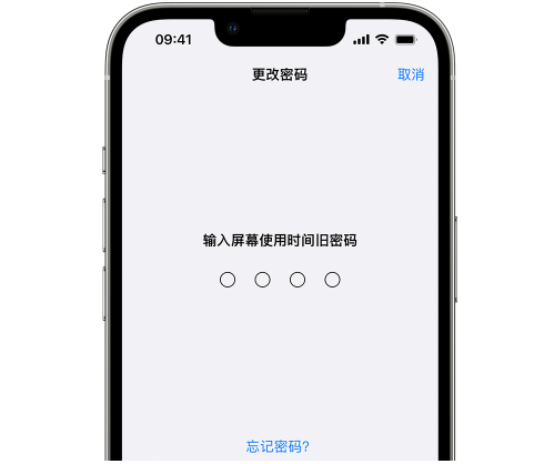 囊谦iPhone屏幕维修分享iPhone屏幕使用时间密码忘记了怎么办 