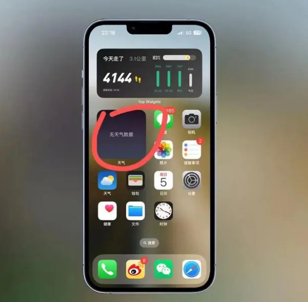 囊谦苹果手机维修分享:iOS16主屏幕天气小组件无法正常工作怎么办？ 