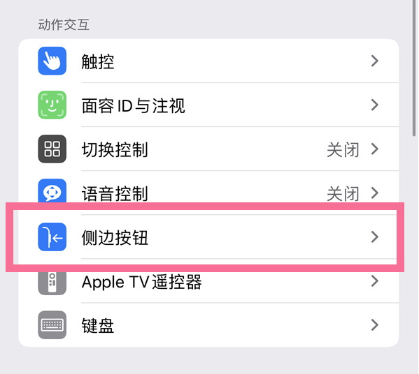 囊谦苹果14维修店分享iPhone14 Plus侧键双击下载功能关闭方法 