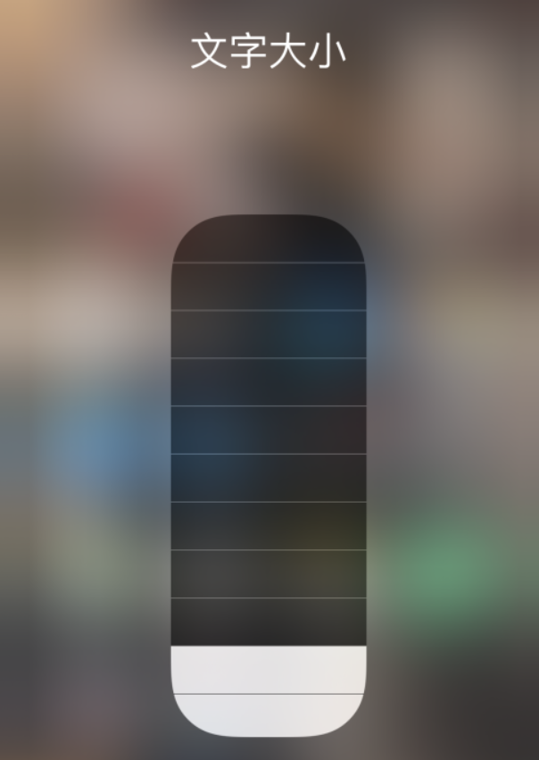 囊谦苹果手机维修分享小技巧：在 iPhone 控制中心快速调节字体大小 