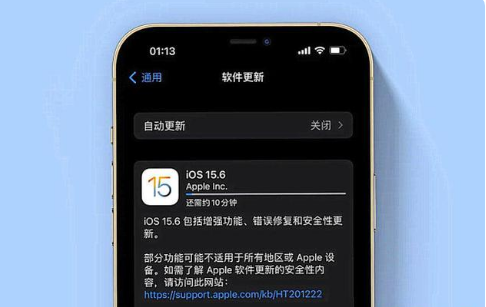 囊谦苹果手机维修分享iOS 15.6续航怎么样 