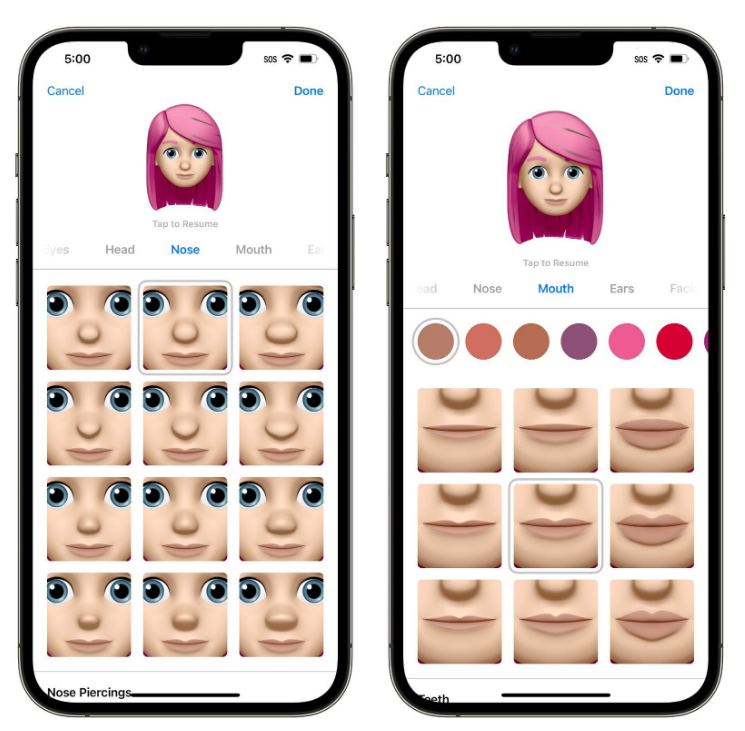 囊谦苹果手机维修分享​iOS 16中的拟我表情有了哪些变化和升级 
